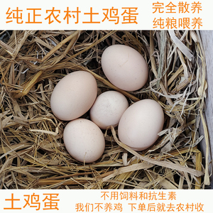 江西农村稻谷喂养土鸡蛋30枚农家散养新鲜鸡蛋孕妇月子儿童鸡蛋