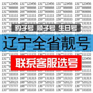 辽宁沈阳大连鞍山抚顺阜新电信手机好号靓号自选全国通用电话卡码