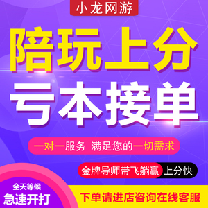 王者荣耀lol英雄联盟手游陪练陪玩打上分车队代玩打送带排位游戏