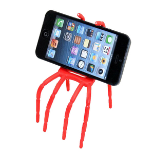 手机支架懒人桌面创意支架变形金属芯硅胶包边耐用八爪鱼蜘蛛硅胶