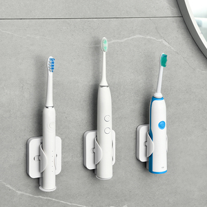 日本电动牙刷置物架壁挂式免打孔卫生间创意牙具重力感应收纳神器