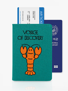 1537 创意可爱纯棉刺绣旅行护照夹 中国护照保护套 儿童护照包