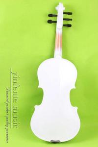 厂家白色小提琴5弦手工实木成人演奏电子小提五弦六弦可定做儿童