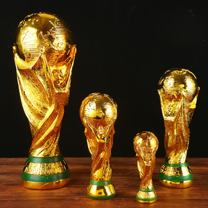 2022世界杯阿根廷夺冠足球大力神杯奖杯模型球迷纪念装饰品摆件