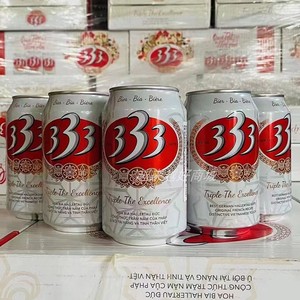 进口啤酒越南特产西贡拉格333saigon饮料一拉罐饮品整箱24罐包邮