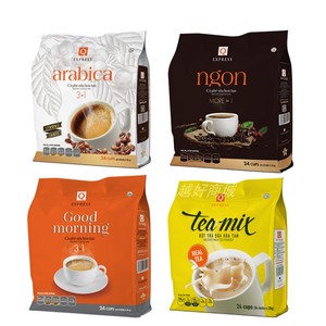 越南咖啡原装进口Q牌黑咖啡三合一速溶ARABICA浓香coffee 3袋包邮