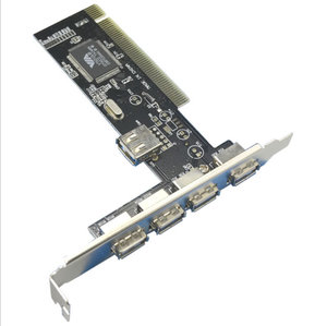PCI转USB扩展卡 高速USB2.0扩展卡 主板PCI转USB口转换卡 NEC芯片