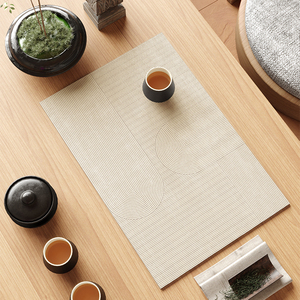 茶垫茶席杯垫餐垫隔热茶桌吸水防烫垫布餐桌垫子硅藻泥台面沥水垫