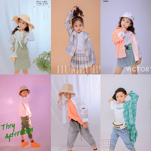 20新款儿童摄影服装影楼时尚潮童主题中大童拍摄衣服韩式拍照服饰
