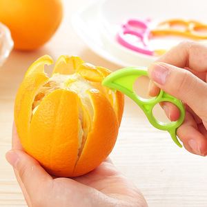 小老鼠开橙器 多功能剥橙子柚子神器 长款塑料剥橙器 橘子剥皮器