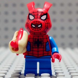 LEGO 乐高超级英雄人仔 SH638 SpiderHam 蜘猪侠 76151 76178特价