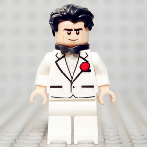 LEGO 乐高 英雄人仔 SH308 白衣布鲁斯韦恩 70909独占Z1