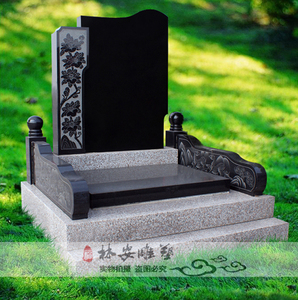 中式墓碑定制传统墓碑高档石碑公墓陵园组合碑青石花岗岩农村土葬