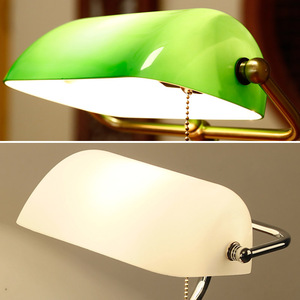 老上海绿色台灯玻璃灯罩配件外壳罩亚克力创意灯罩只卖灯罩防刺眼