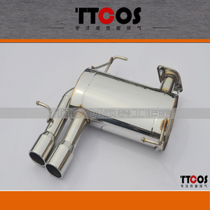 TTCOS正品 老款宝马3系318/320原装位改装排气管改低沉双边消音器
