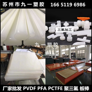 进口PVDF棒 白色PVDF板 PFA棒 PCTFE板 聚三氟氯乙烯板棒 加工