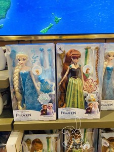 迪士尼乐园艾莎安娜玩偶艾洛长发公主过家家玩偶白雪公主芭比娃娃
