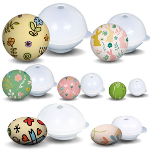diy滴胶模具蛋型模具复活节彩蛋鸡蛋鹌鹑蛋星空球型模具创意镜面