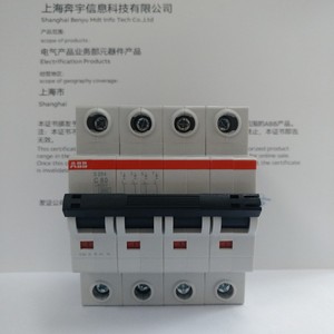 ABB断路器三相四线空气开关正品4P80A四极S204-C80替代S284-C80