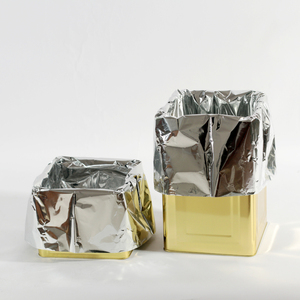 铝箔袋大号高档茶叶包装加厚通用锡纸袋方底保鲜遮光密封纸箱内胆
