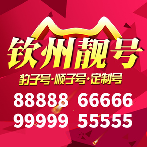 广西省钦州手机靓号好号号电信卡靓号电话号码卡亮号全国通用本地