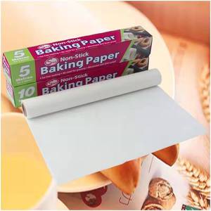 烤箱烘焙油纸原装硅油纸烤箱纸一次性耐高温不沾油布带锯齿5/10米