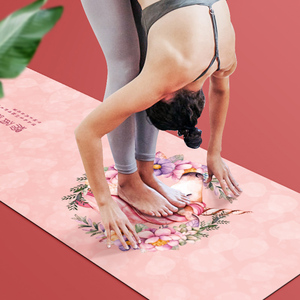 瑜伽垫铺巾天然橡胶麂皮绒吸汗防滑瑜伽毯跳绳垫便携女超薄健身垫