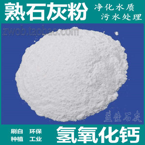 熟石灰粉 消石灰粉 氢氧化钙 石灰粉脱硫污水处理2元/斤