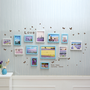 可洗照片卧室装饰欧式13框照片墙创意相框组合相片墙客厅韩式悬挂