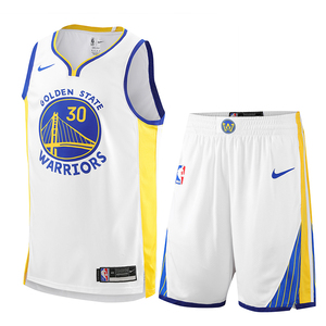 NIKE耐克NBA勇士队30号库里球衣球裤Curry篮球服套装男女运动背心