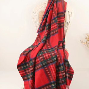 欧式纯羊毛毯盖毯苏格兰毛毯被子羊绒毯子格子毯沙发毯午休毯披毯
