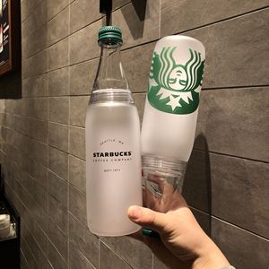 限量星巴克新品杯子724ml白色经典传承塑料水瓶随行杯随行瓶水杯