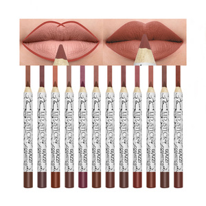 Lipstick pen lip liner set 12 colors 口红笔 唇线笔12色套装