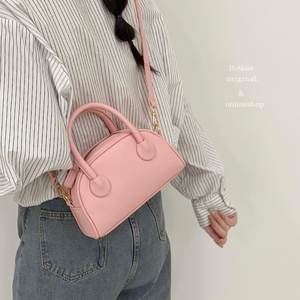 法式小众设计手提包粉色贝壳包包女包2023新款高级质感单肩斜挎包