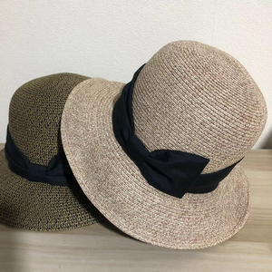 外贸尾单草编帽女夏季遮阳帽渔夫帽防紫外线防晒帽可折叠沙滩帽子