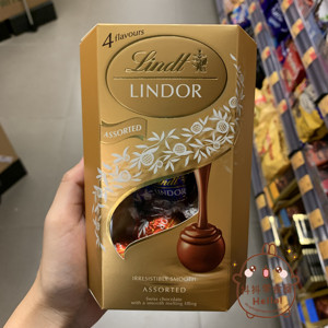 香港代购 Lindt瑞士莲牛奶/精选软心巧克力60%礼盒装200g多口味选