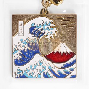 日本传统浮世绘赤富士凯风快晴车匙扣儿童书包挂件装饰旅游纪念
