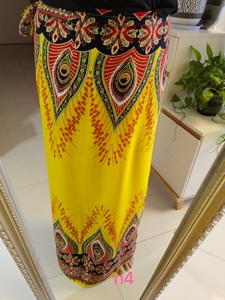 柬埔寨东南亚传统一片裙Sampot波西米亚瘦夏沙滩旅游半身裹裙筒裙