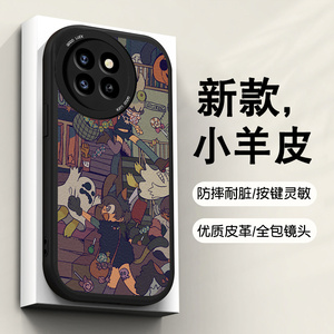 浮世绘神社适用小米civi4pro手机壳新款CiVi4Por全包防摔xiaomi卡通保护套小羊皮日系情侣男女软硅胶薄外壳潮