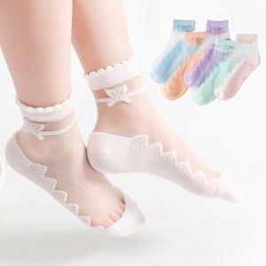 玻璃丝袜子女短袜夏季薄款女士短筒日系可爱丝袜学生浅口船袜夏天