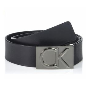 美国直邮代购正品Calvin Klein CK男士真皮38mm黑色休闲腰带皮带