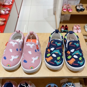 打折OZKIZ韩国童装专柜代购24春款1女童时尚百搭可爱卡通布鞋L02U