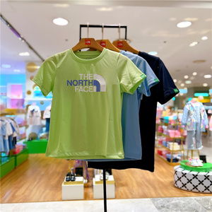 现打折THE NORTH FACE北面韩国童装代购夏款1儿童速干短袖T恤UN11