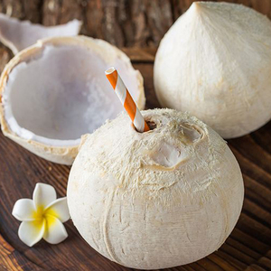 海南三亚新鲜水果椰皇牛奶椰子5个装超甜三亚直发