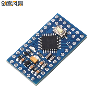 适用Arduino Pro Mini Atmega168PAU 5V 16MHz改进版开发板核心板