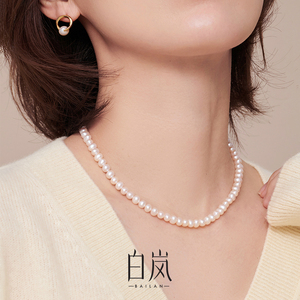 白岚素珍珠项链女春夏原创时尚气质串珠轻奢小众设计感XL2091
