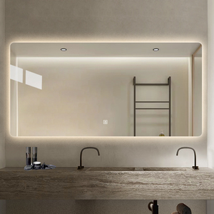 智能浴室镜家用挂墙式卫生间镜子壁挂洗手间带灯触摸屏防雾led镜