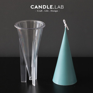 CANDLE.LAB | 蜡烛用圆锥形PC模具透明硬质塑料模具15