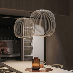 现代简约客厅吊灯设计师Spokes鸟笼别墅创意个性吧台民宿餐厅灯具