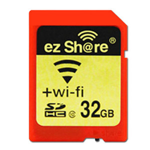 ezshare易享派wifi sd卡内存卡32g高速无线存储卡佳能尼康相机卡